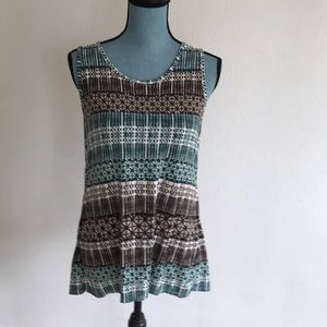 Rose & Olive Pullover sleeveless top